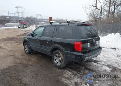 2005 Honda Pilot Ex from USA, damaged, VIN 5FNYF18425B036280